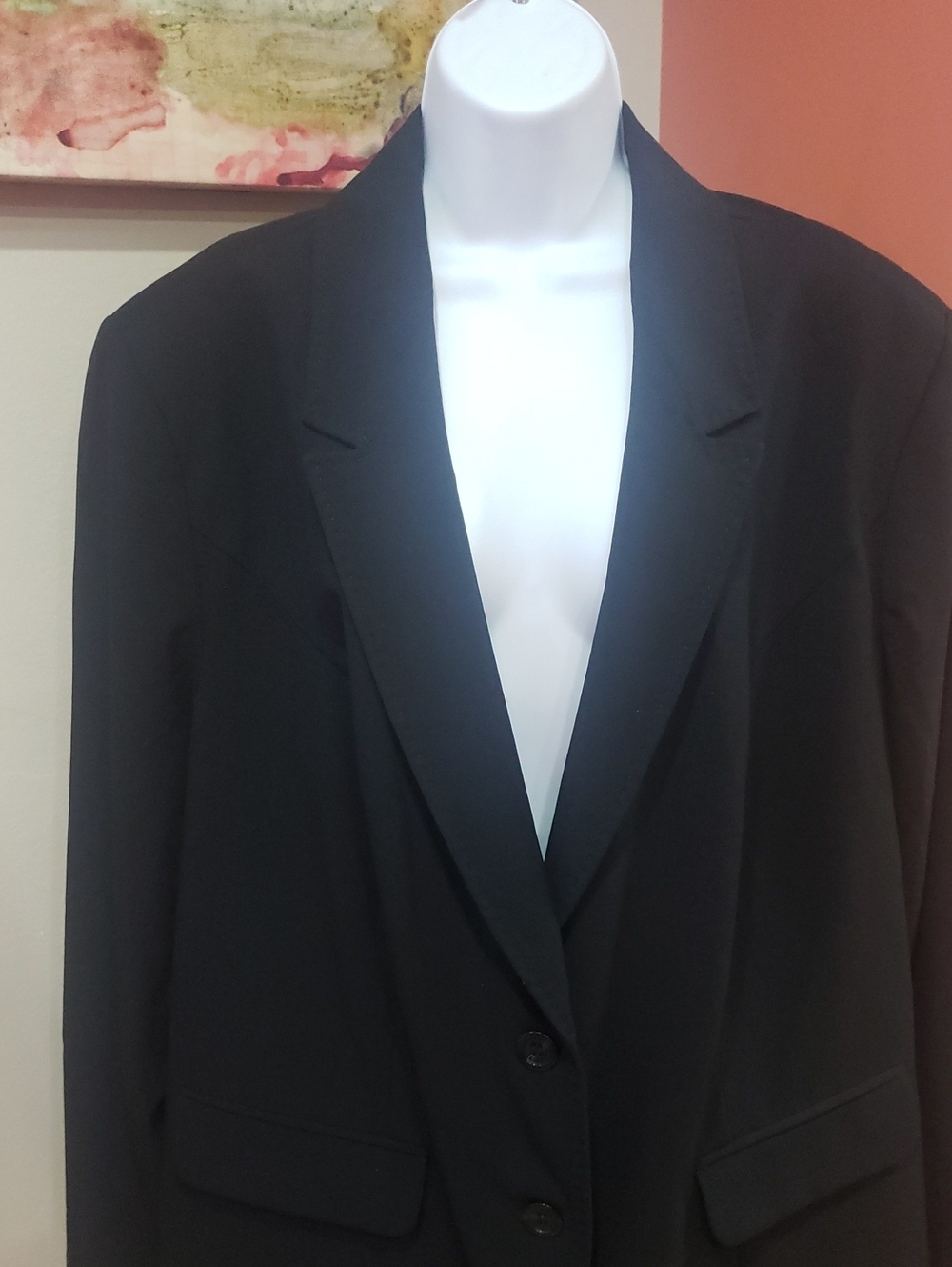Lane Bryant Black Women's Tailored Blazer,  Size 28 - Picture 5 of 15